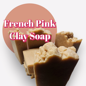 French Pink Clay Cold Process Soap