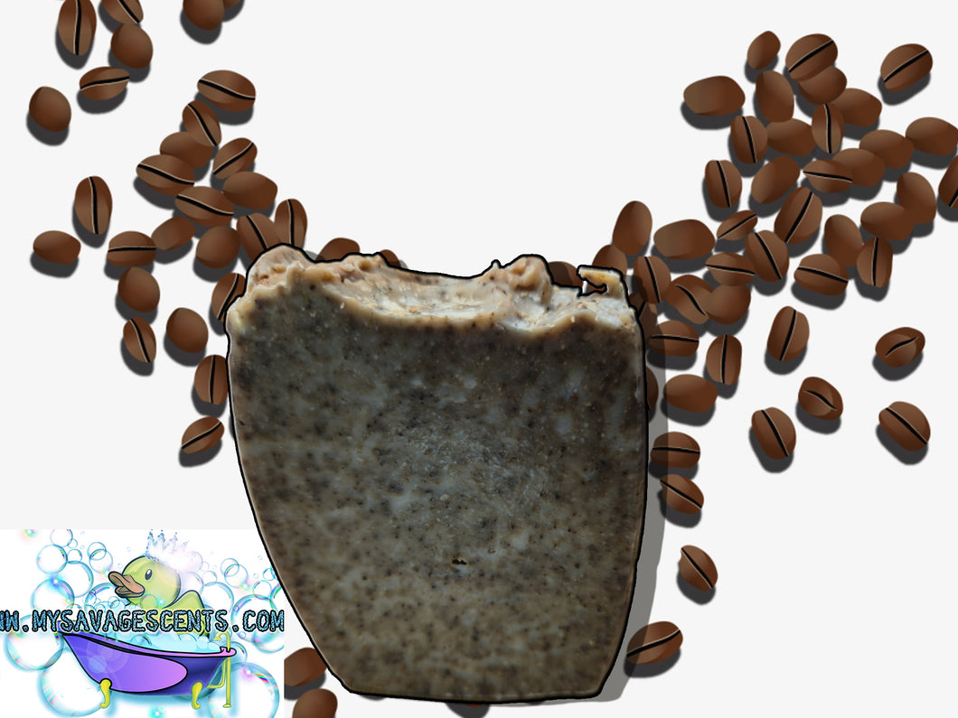 All-Natural Plant Based Coffee Bean Cold Process Soap