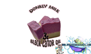 All Natural Donkey Milk & Black Castor Oil Cold Process Soap