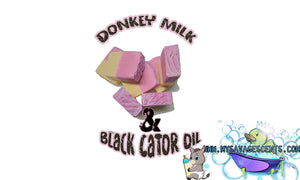 All Natural Donkey Milk & Black Castor Oil Cold Process Soap