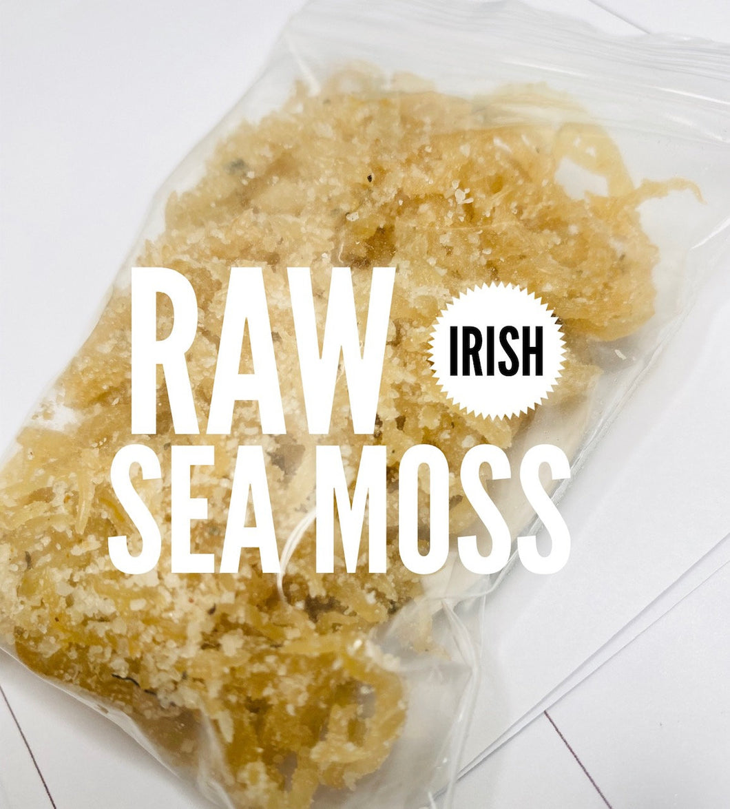Ocean Fresh Raw Irish Sea Moss - %100 Pure - Wildcrafted  - Fresh From Jamaica