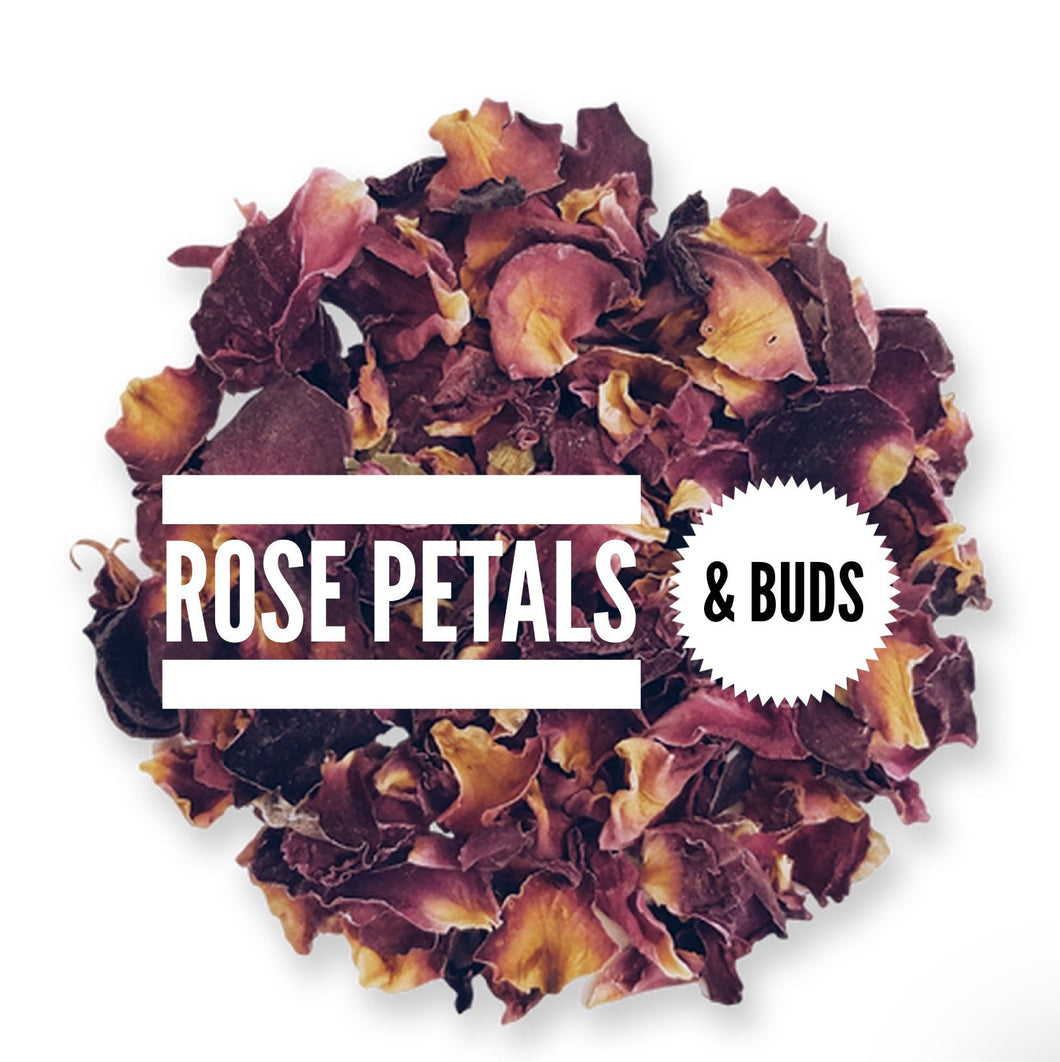 Natural Dried Rose Buds and Petals