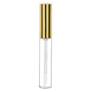 Premium Clear & Gold Empty Lip Gloss Tubes / Containers - 10 ML - Wholesale